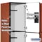 Salsbury Industries 3 Tier Designer Locker, 54"Wx76"Hx21"D, 9 Door, Cherry 18-23361CHE - alternate 7